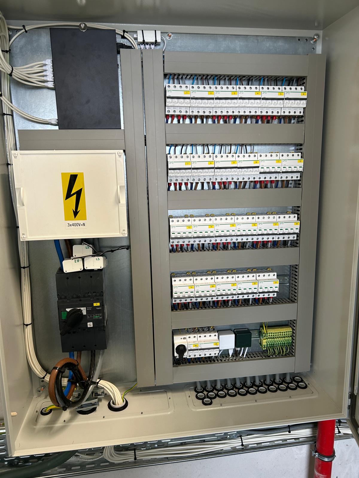 Elektrisch bord laadplein